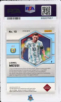 2021 Lionel Messi PSA 10 Mosaic FIFA Reactive Gold #10
