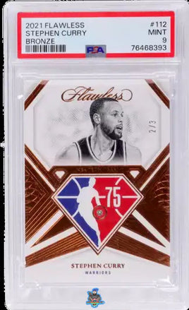 2021 Stephen Curry PSA 9 Flawless Bronze #112 2/3
