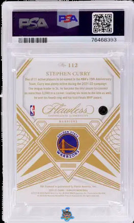 2021 Stephen Curry PSA 9 Flawless Bronze #112 2/3