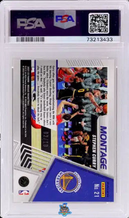 2021 Stephen Curry PSA 9 Mosaic Montage Gold Mosaic #21 2/10