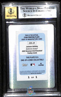 2022 Bowman Chrome Printing Plate Cyan Jackson Holliday #CDA-JH Rookie auto 1 of 1 BGS 8.5 Auto 10 0015795057