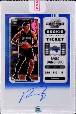 2022 Contenders Optic Paolo Banchero RTA Blue #118 /49 Raw