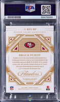 2022 Brock Purdy PSA Authentic 10 Flawless Rookie Frame Auto Platinum #RFSBP /1