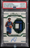 2022 Paolo Banchero PSA 8 10 Flawless Auto Prime Mats Emerald #SPAPBC /5