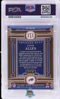 2022 National Treasures Treasure Hunt Gold Josh Allen #1 6 of 10 PSA 9 88548238