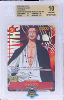 2022 One Piece Romance Dawn Japanese Alternate Art Secret Rare Shanks #OP01120 BGS 10 0016477020