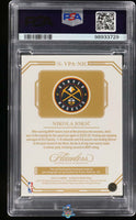 2022 Nikola Jokic PSA 7 10 Flawless Patch Auto Green #VPANJC /5