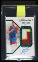 2022 Panini Flawless Nikola Jokic Vertical Patch Auto Green #VPA-NJC 5 of 5 UG