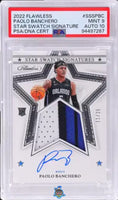 2022 Panini Flawless Star Swatch Signature Paolo Banchero #SSS-PBC 11 of 25 PSA 9 Auto 10 94497287