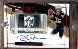 2022 Panini Impeccable Chris Olave Rookie Auto Silver Troy Ounce #113 10 of 10 UG from MaxWaxPax
