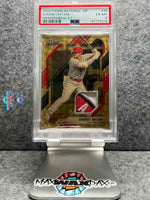 2022 Shohei Ohtani PSA 6 National VIP Memorabilia Gold Refractor #46 /1