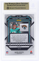 2022 Trevor Lawrence BGS 9.5 Prizm Gold Vinyl Prizm #131 /5