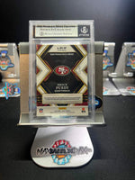 2022 Panini Select Brock Purdy Jumbo Rookie Signature Swatch Prizm Copper #JRS-BP BGS 9 0016947646