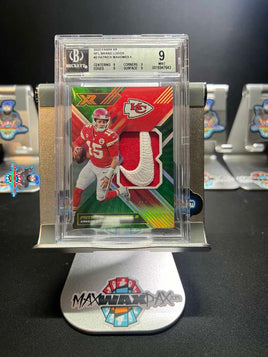 2022 Panini XR Patrick Mahomes Nike Swoosh Jumbo #2 1 of 2 BGS 9 0016947643