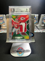 2022 Patrick Mahomes BGS 9 XR Nike Swoosh Logo Patch #2 /2