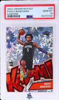 2022 Paolo Banchero PSA 10 Crown Royale Kaboom! #20