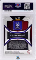 2022 Kylian Mbappe PSA 9 Prizm W/C White Sparkle #101