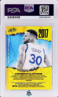 2022 Stephen Curry PSA 10 9 Tyson Beck 2017 Champ Auto #NA 6/30