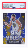 2022 Stephen Curry PSA 10 Donruss Optic My House Gold #10 /10