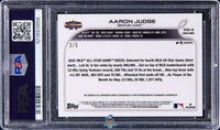 2022 Aaron Judge PSA 9 10 Topps Chrome Updt 22 All Star Game Auto Red Ref /5