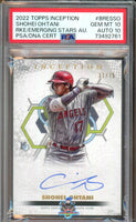 2022 Topps Inception Shohei Ohtani RKE Emerging Stars Auto #BRESSO 31 of 75 PSA 10 Auto 10 73492761