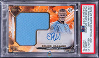 2022 Inception UCC Erling Haaland Patch Auto Orange /5 PSA 10 10