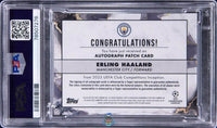 2022 Inception UCC Erling Haaland Patch Auto Orange /5 PSA 10 10