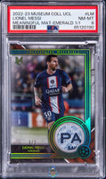 2022 Lionel Messi PSA 8 Topps Museum UCL Meaningful Material Emerald 1/1 #MMRLM /1 85120190