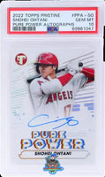 2022 Shohei Ohtani PSA 10 Topps Pristine Pure Power Auto #PPASO