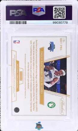 2022 Banchero Russell PSA 9 Flawless Bill Russell Tribute Patch #BRTPB3 1/1