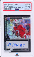 2022 CJ Stroud PSA 8 Leaf Pro Set Metal Auto Black Gold Mojo #PACJS 2/5