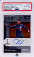 2022 Kylian Mbappe PSA 10 Prizm WC International Ink #IKM
