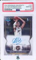 2022 Victor Wembanyama PSA 10 Bowman University Prospect Auto #101