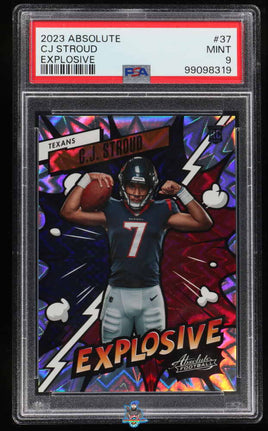 2023 Absolute CJ Stroud Explosive #37 PSA 9