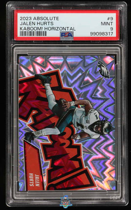 2023 Jalen Hurts PSA 9 Absolute Kaboom #9