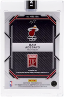 2023 Bam Adebayo Raw Prizm Blockchain Logoman #NBLBA /1