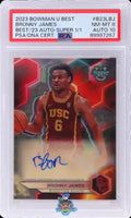 2023 Bronny James PSA 8 10 Bowman U Best Best of 23 Auto Super #B23LBJ /1