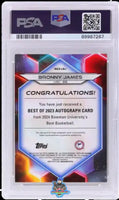 2023 Bronny James PSA 8 10 Bowman U Best Best of 23 Auto Super #B23LBJ /1