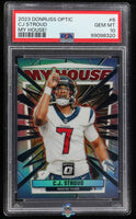 2023 CJ Stroud PSA 10 Donruss Optic My House #6