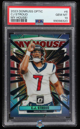 2023 Donruss Optic CJ Stroud My House #6 PSA 10