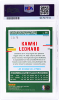 2023 Kawhi Leonard PSA 10 Donruss Optic Red Glitter #95 /75