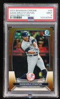 2023 Michael Stanton PSA 9 Bowman Chrome Gold Refractor #99 /50