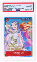 2023 Nefertari Vivi PSA 10 One Piece Promos Pre-Release Winner Promo #ST01009