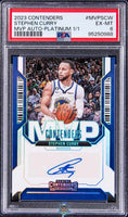 2023 Stephen Curry PSA 6 Contenders MVP Auto Platinum #MVPSCW /1