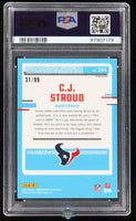 2023 Panini Donruss Optic CJ Stroud Red #244 /99 PSA 10