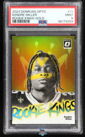 2023 Donruss Optic Kendre Miller Rookie Recruits Gold /10 PSA 9