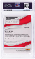 2023 Pete Rose PSA 6 Immaculate Printing Plate Black Relic #154 /1