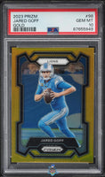 2023 Prizm Jared Goff Gold #98 2 of 10 PSA 10