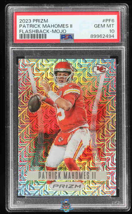 2023 Patrick Mahomes PSA 10 Prizm Flashback Mojo #PF6 /25