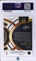 2023 Victor Wembanyama PSA 10 Select Neon Orange Pulsar FOTL #121 /15